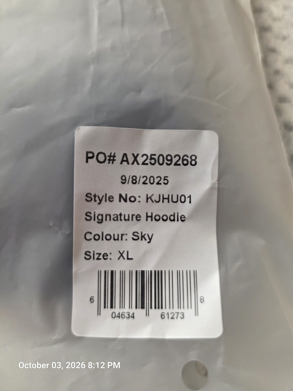 Comfrt Signature Hoodie in Sky - XL